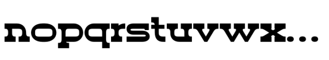 Rusty Duty Regular Font LOWERCASE