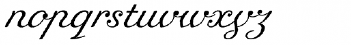 Rusulica Script Antique Font LOWERCASE