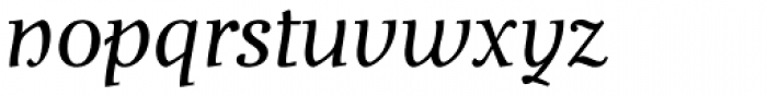 Ruth Pro Italic Font LOWERCASE