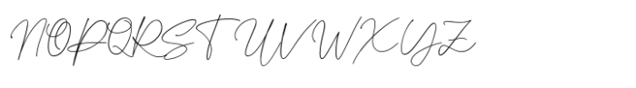 Ruttar Signature Font UPPERCASE