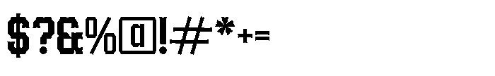 Ruxburn RUXBURN Regular Font OTHER CHARS