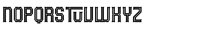 Ruxburn RUXBURN Regular Font UPPERCASE