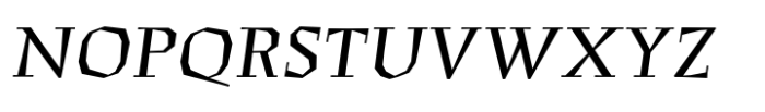 Ruzena Antikva Bold Italic Font UPPERCASE