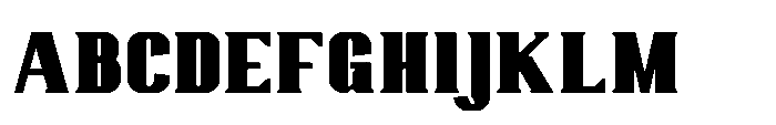 Ruzzino Black Font UPPERCASE