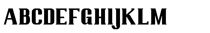 Ruzzino Bold Font UPPERCASE