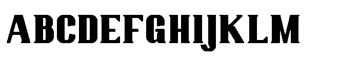 Ruzzino Extra Bold Font UPPERCASE