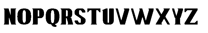 Ruzzino Extra Bold Font UPPERCASE