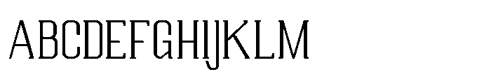Ruzzino Light Font UPPERCASE