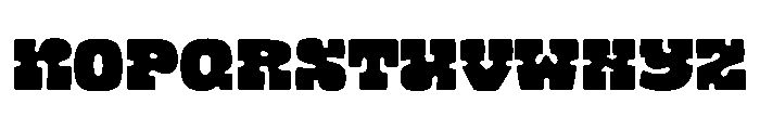 Rube Regular Font LOWERCASE