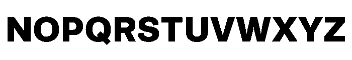 Runda Black Instance Font UPPERCASE
