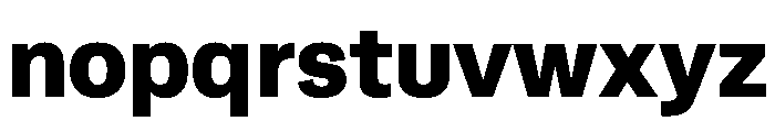 Runda Black Instance Font LOWERCASE