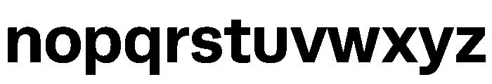 Runda Bold Instance Font LOWERCASE