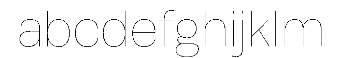 Runda Hairline Instance FONT