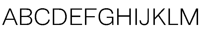 Runda Light Instance Font UPPERCASE