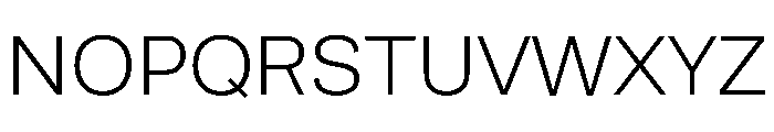 Runda Light Instance Font UPPERCASE