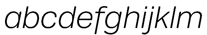 Runda LightItalic Instance FONT