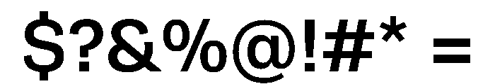 Runda Medium Instance Font OTHER CHARS