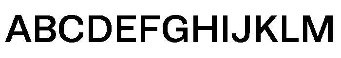 Runda Medium Instance Font UPPERCASE