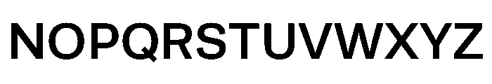Runda Medium Instance Font UPPERCASE