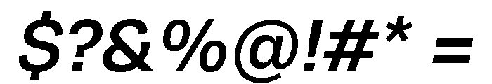 Runda MediumItalic 20eb244b Font OTHER CHARS
