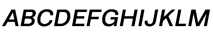 Runda MediumItalic 20eb244b Font UPPERCASE