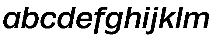Runda MediumItalic Instance FONT