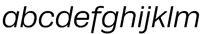 Runda NormalItalic Instance FONT