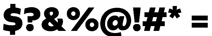 Rupert Black Font OTHER CHARS