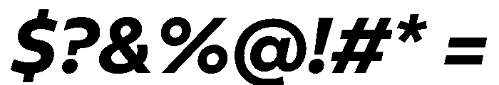 Rupert ExtraBoldItalic Font OTHER CHARS
