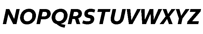 Rupert ExtraBoldItalic Font UPPERCASE