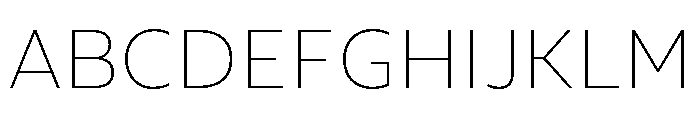 Rupert Thin Font UPPERCASE