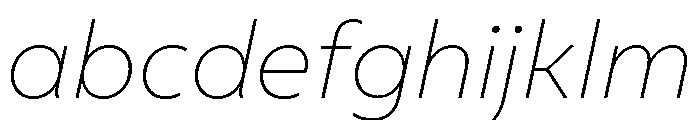 Rupert ThinItalic FONT