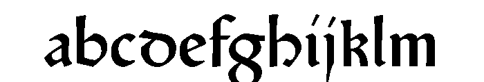 Rusch GoticoAntiqua100G FONT