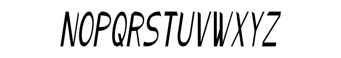 Rugrat-CondensedItalic Font UPPERCASE