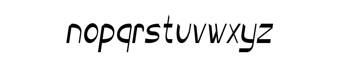 Rugrat-CondensedItalic Font LOWERCASE