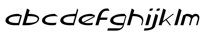 Rugrat-ExpandedItalic Font LOWERCASE