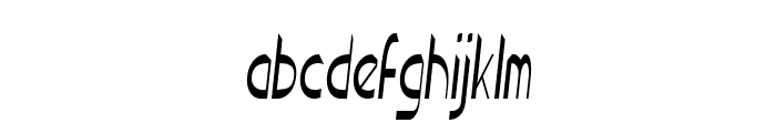 Rugrat-ExtracondensedItalic Font LOWERCASE