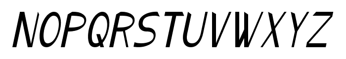Rugrat-Italic Font UPPERCASE