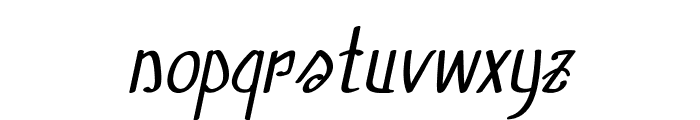 Rumia-BoldItalic Font LOWERCASE