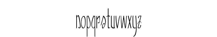 Rumia-ExtracondensedRegular Font LOWERCASE