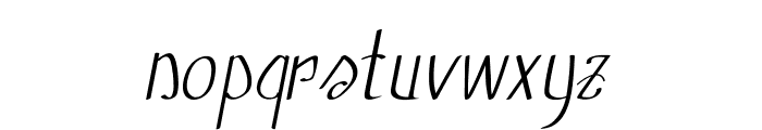 Rumia-Italic Font LOWERCASE
