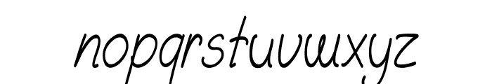 Runon-CondensedRegular Font LOWERCASE
