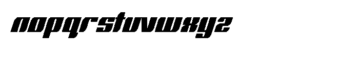 Runway Font LOWERCASE