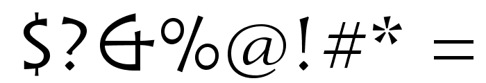 RusticanaLTStd-Roman Font OTHER CHARS