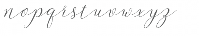 Rustine Slant Font LOWERCASE