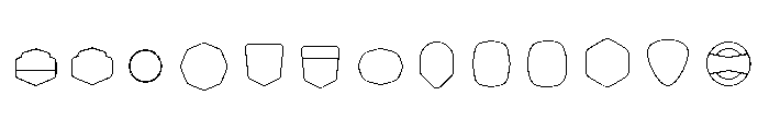 Ruby Duo Graphic Badges Three Font UPPERCASE