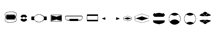 Ruby Duo Graphic Badges Two Font LOWERCASE