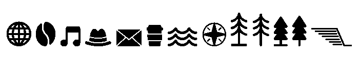 Ruby Duo Graphic Icons Two FONT