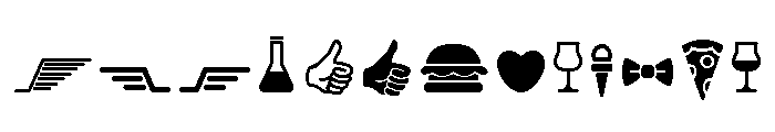 Ruby Duo Graphic Icons Two Font LOWERCASE