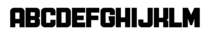 Ruby Duo Sans Black Font UPPERCASE